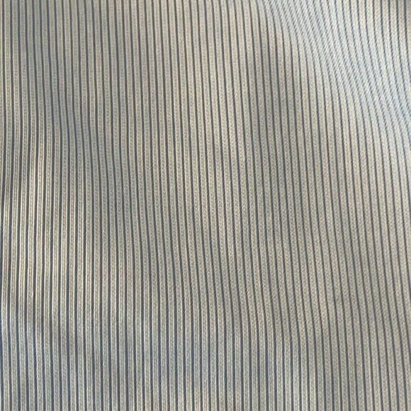 Brooks Brothers‎ Makers Collection Blue Pinstripe Dress Shirt Men's Size 17-35 - Picture 12 of 13